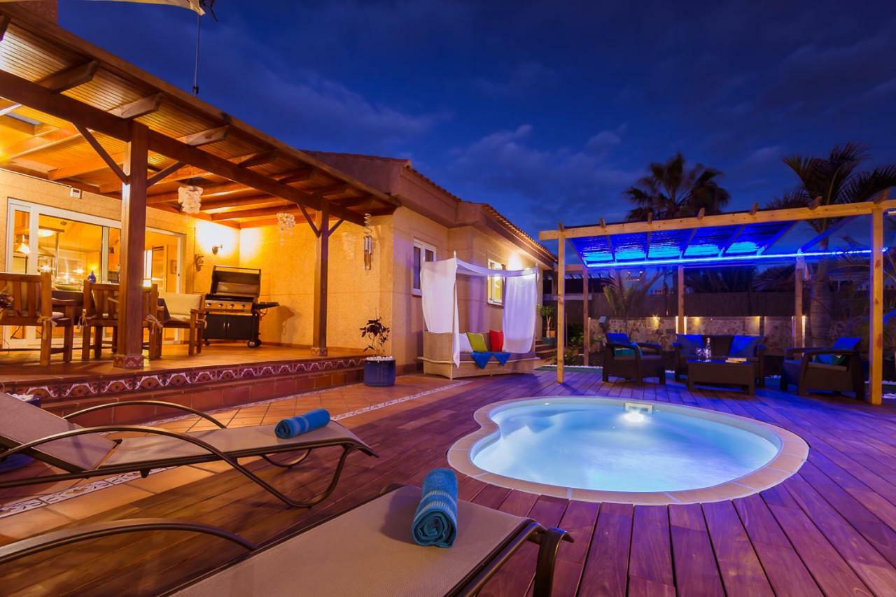 Villa Hibiscus Centrum Corralejo Beach Private Pool Family Kültér fotó