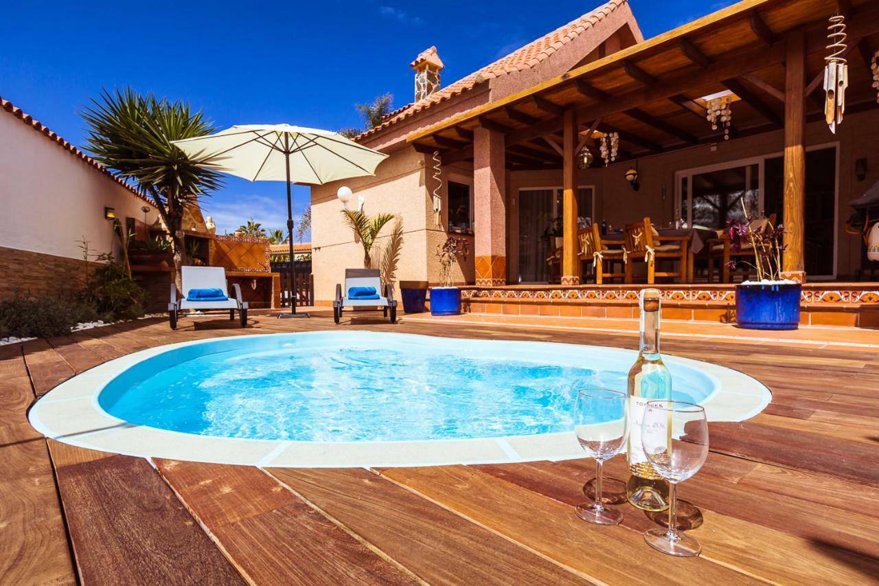Villa Hibiscus Centrum Corralejo Beach Private Pool Family Kültér fotó