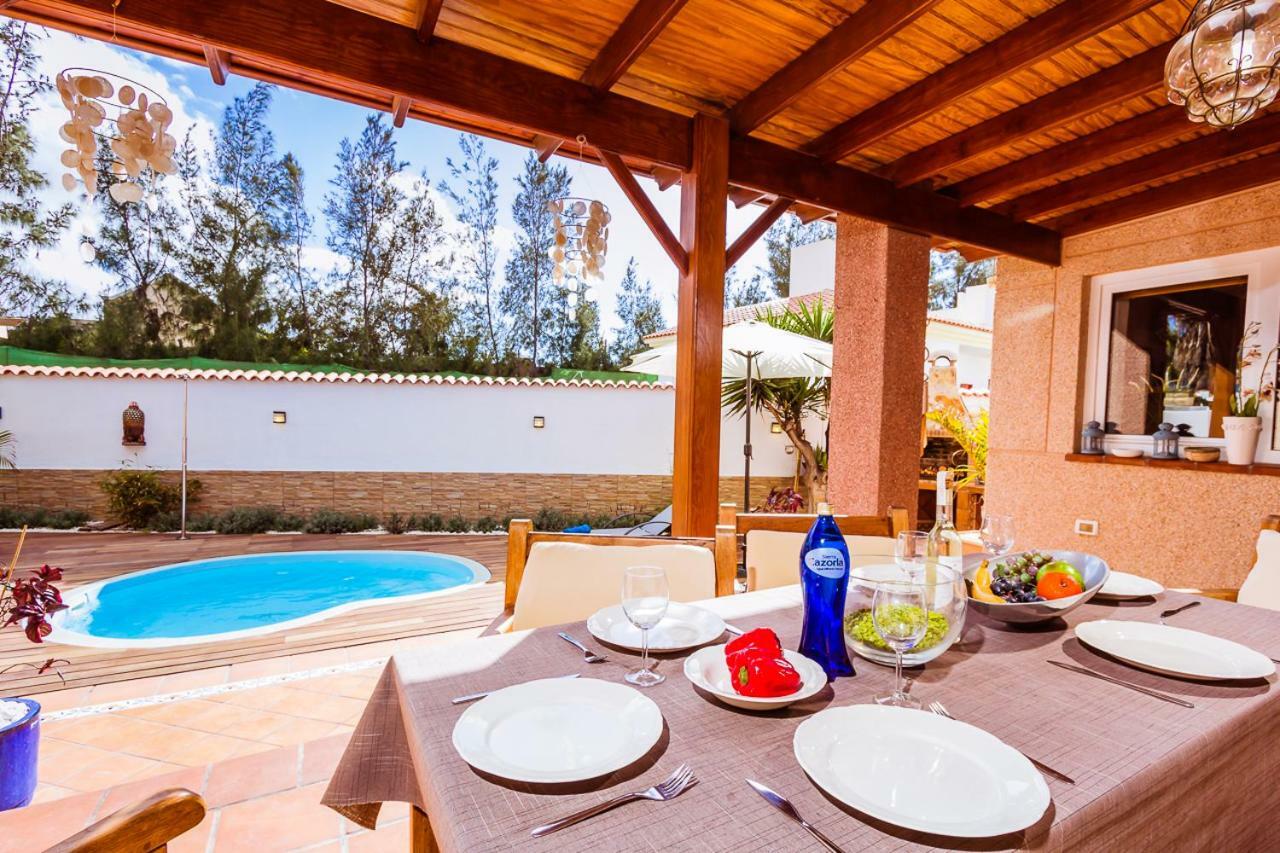 Villa Hibiscus Centrum Corralejo Beach Private Pool Family Kültér fotó
