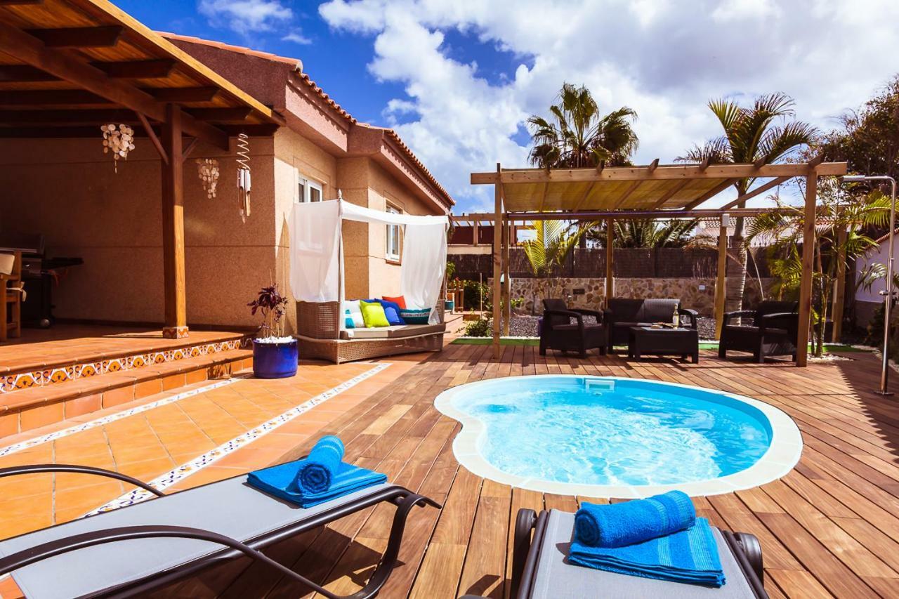 Villa Hibiscus Centrum Corralejo Beach Private Pool Family Kültér fotó